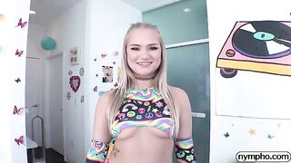 Nympho Harley King gets her pussy full of sticky cum