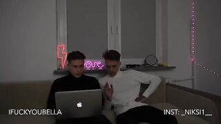 Two whores are having fun with our guy in an orgy