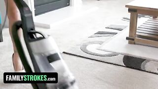 Latina step sister Karmen Santana gets fucked by her stepbro