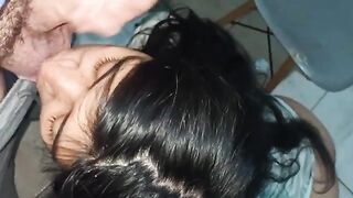 He sucks my cock and then asks me to give it to him in the ass I fill his ortho with milk