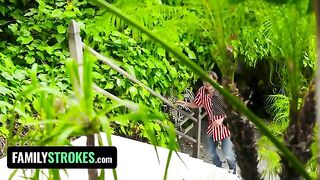 Two young babes Kiara and Gianna tried to pull a fast one on their daddies