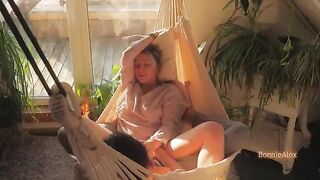 A sunny day, passionate sex and mutual masturbation with real couple