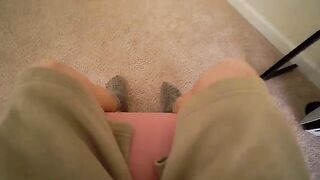 Horny step sister thought I was her boyfriend at the Glory Hole