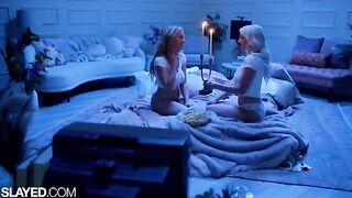 Besties Skye and Blake, voluptuous and insatiable, enjoy passionate intimacy