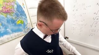 The hottest teacher is fucking with her students in this steamy scene