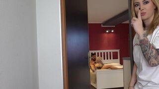 The guy fucked a new sex doll from SexDollCenter as a gift