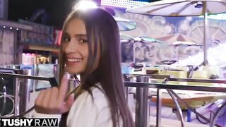 TUSHYRAW Perfect petite Vanessa gets her ass stretched out in stunning HD