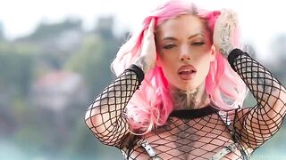 This blonde beauty, Chantal Danielle, is a queen of BBC, showcasing her skills in an intense scene
