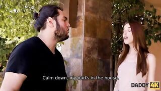 A man helped his girlfriend with her period troubles through intimate old/young action