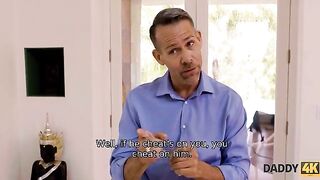 A man helped his girlfriend with her period troubles through intimate old/young action