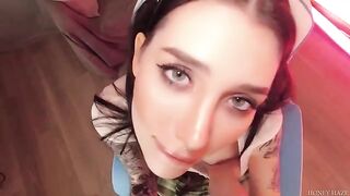 A teenage gamer cheats on her BF with a stepbrother in this steamy scene
