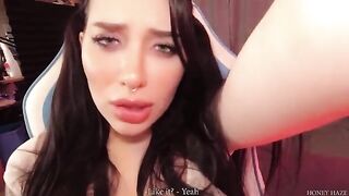 A teenage gamer cheats on her BF with a stepbrother in this steamy scene