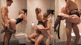 Pervert dude banged his stepsister in the bathroom