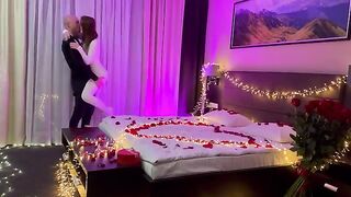 The best Valentine's Day gift for a girl - passionate and romantic sex with a handsome guy