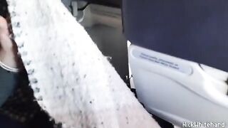 Horny Pilot's Wife Shows Big Tits In Public Airplane