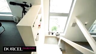 Early morning sex with the sexy French babe Clea Gaultier