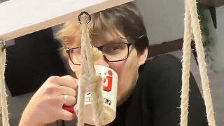 Jenny craved sex, so Jim took her tight ass with cum inside