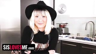 Step sister Jessie Saint gets her pussy filled with cum and love potion