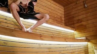 I flashed my dick to three random people in the sauna