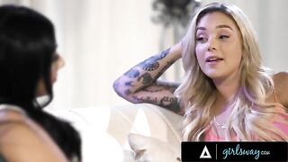 Soft 69 and passionate scissoring with big-titted besties