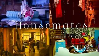 Two bisexual artists, Amber Nevada and Stella Cox, share a hot stud in a steamy threesome