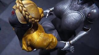 Atomic Heart futanari ballerinas get their heat on