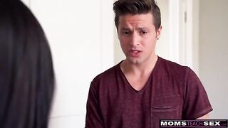 Don't play hard to get, just give me what I want! Keira Croft demands stepson's cock