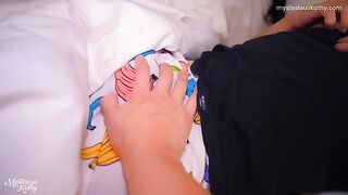 Naughty stepdaughter has a quickie with her stepdad in the middle of the night