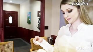 Two kinky sluts seduced their boss to fuck them both in hardcore action