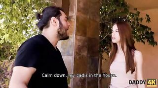 A girl is fed up with her boyfriend’s ego, so she turns to his dad for satisfaction