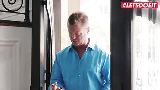 Rich guy fucks stunning Karlee Grey and her girlfriends in a steamy LetsDoeIt scene
