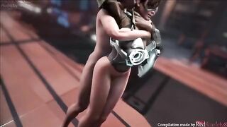 Overwatch Tracer 2021 compilation with sound - RedScarlet28’s animated magic