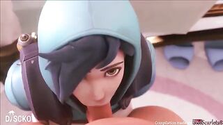 Overwatch Tracer 2021 compilation with sound - RedScarlet28’s animated magic