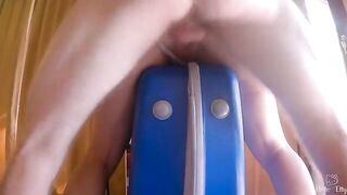 A man fucks a new babysitter as soon as she steps into his house