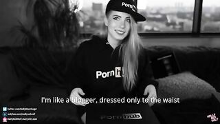 500K! Unboxing and Oral Creampie gift from Pornhub, featuring MollyRedWolf’s signature intense eye contact and deep, sloppy action in a steamy POV 4K experience that culminates in a hot oral creampie finish