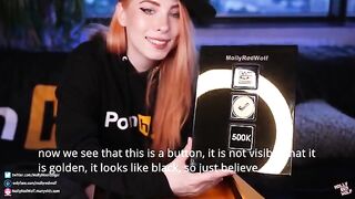 500K! Unboxing and Oral Creampie gift from Pornhub, featuring MollyRedWolf’s signature intense eye contact and deep, sloppy action in a steamy POV 4K experience that culminates in a hot oral creampie finish