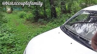 Public sex with a stranger in the car, just like in those wild Homemade videos