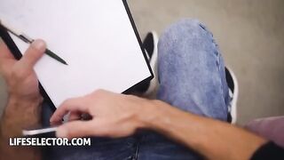 Sporty teen Veronica Leal gets fucked by casting director in POV