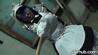 Busty Japanese teen Yui Satonaka gets fucked by multiple horny guys in an intense orgy