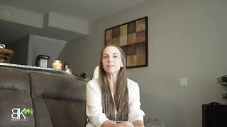 Pervert stepson catches his stepmom Kymber on the couch