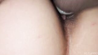 A wife gets fucked by her husband and his friend in a steamy MFM threesome