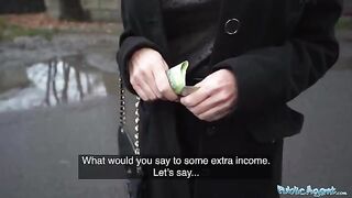 Public Agent: Hot blonde MILF teacher gets banged outdoors for cash