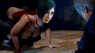 Ada Wong is cheating on her husband in this animated Resident Evil scene