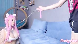 My obedient stepsister Kitty Teen will do anything I tell her to, even engage in some intense and rough action