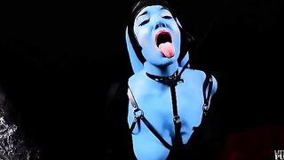 Twilek slut training in Star Wars parody style