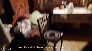 The guy picked up a whore and fucked her in an abandoned house, raw and real