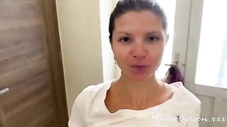 The lucky guy fucked a skinny girl with his huge dick