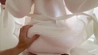 I shook my juicy ass for my stepbrother, he couldn't resist