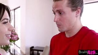 Aria Valencia confesses to stepbro, "I guess I have impulse control issues." - BrattySis