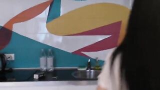 Skinny Asian teen skater got fucked by my huge balls